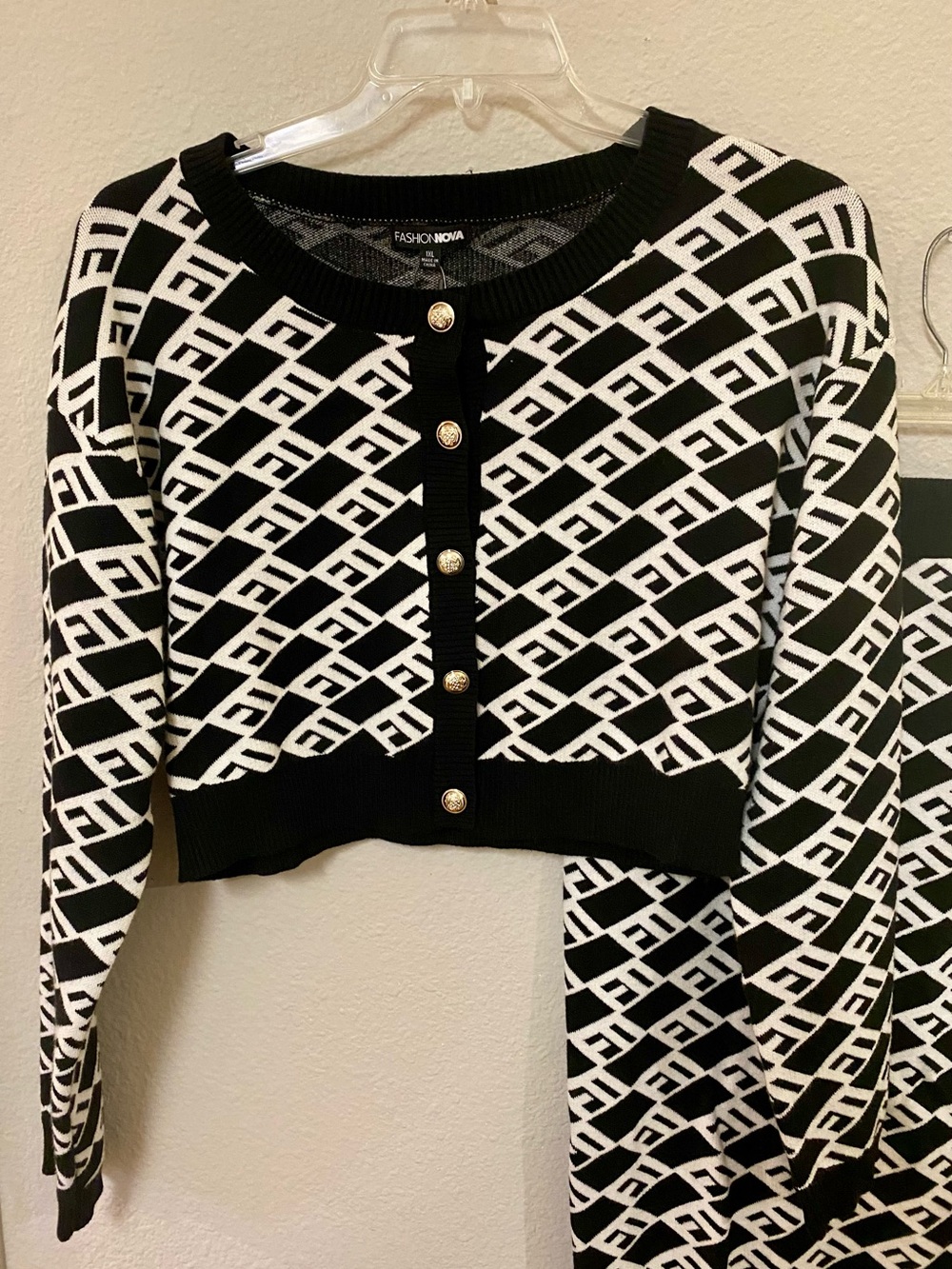 Fashion Nova Lori Sweater Skirt Set - Size 1XL - NWT! - Picture 6 of 12